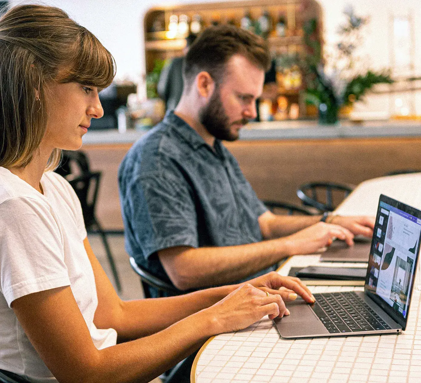 Founder building their startup with Esteemed